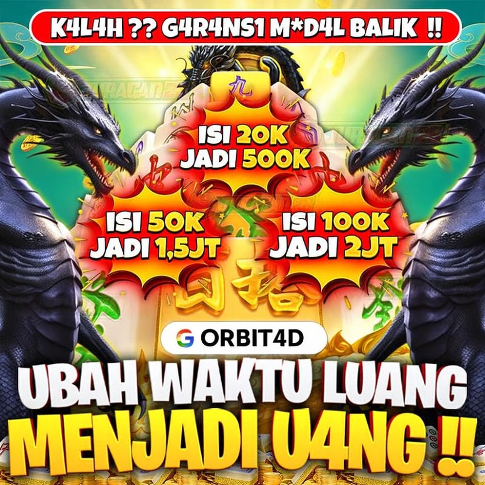 ORBIT4D - Bandar Game Togel Online 4D Jaminan Maxwin